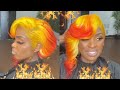 I LIT HER HAIR ON FIRE 😳 🔥🔥🔥🔥 | Quickweave Frontal Bob No Leave Out FT ALI GRACE HAIR