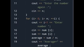 C++ Program to Calculate Average of Numbers Using Arrays ⚡ #education #programming #shorts