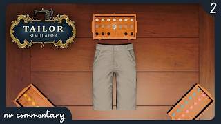 Unlocking new clothes! ❤︎ Tailor Simulator [2] no commentary gameplay screenshot 2