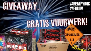 Giveaway 100 Subs - Vuurwerk, Fireworks Closed