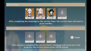 Ayaka(C6)+Shenhe(C2) - 9118 points/5seconds (No Potions!)