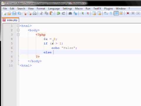 Php Tutorials Lesson 4