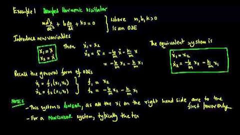 Dynamics and Nonlinear systems: getting started