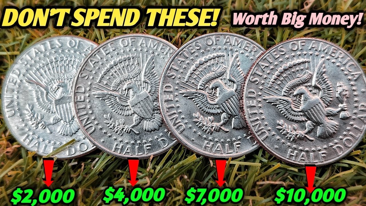 Do You Have These Top 4 Kennedy Half Dollar Coins That Could Turn You Into a Millionaire Overnight!