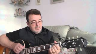 Jeepster (T-Rex) guitar cover lesson A  C  D  G  F#