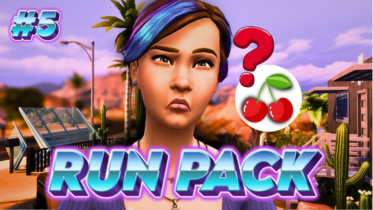 Coincée à cause d'une... CERISE ?  | Run Pack #5 | SIMS 4