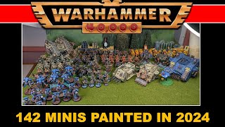 All the miniatures I painted in 2024 | Warhammer 40k 2nd edition