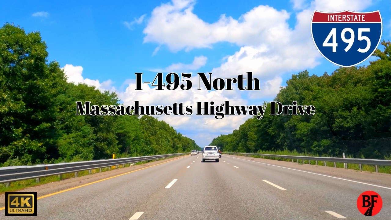 Driving I-495 North in Massachusetts [4K] - Boston Area - YouTube