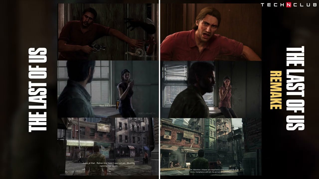 The Last of Us Part I Comparison Screenshots + Intro Footage Leaked