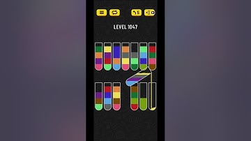 Water sort puzzle level 1047