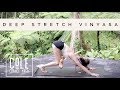 Yoga for hip and shoulder flexibility  deep stretch yoga with cole chance