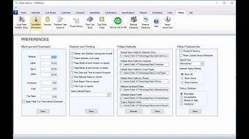 Advantage 6.0 Getting Started: Contractor information.