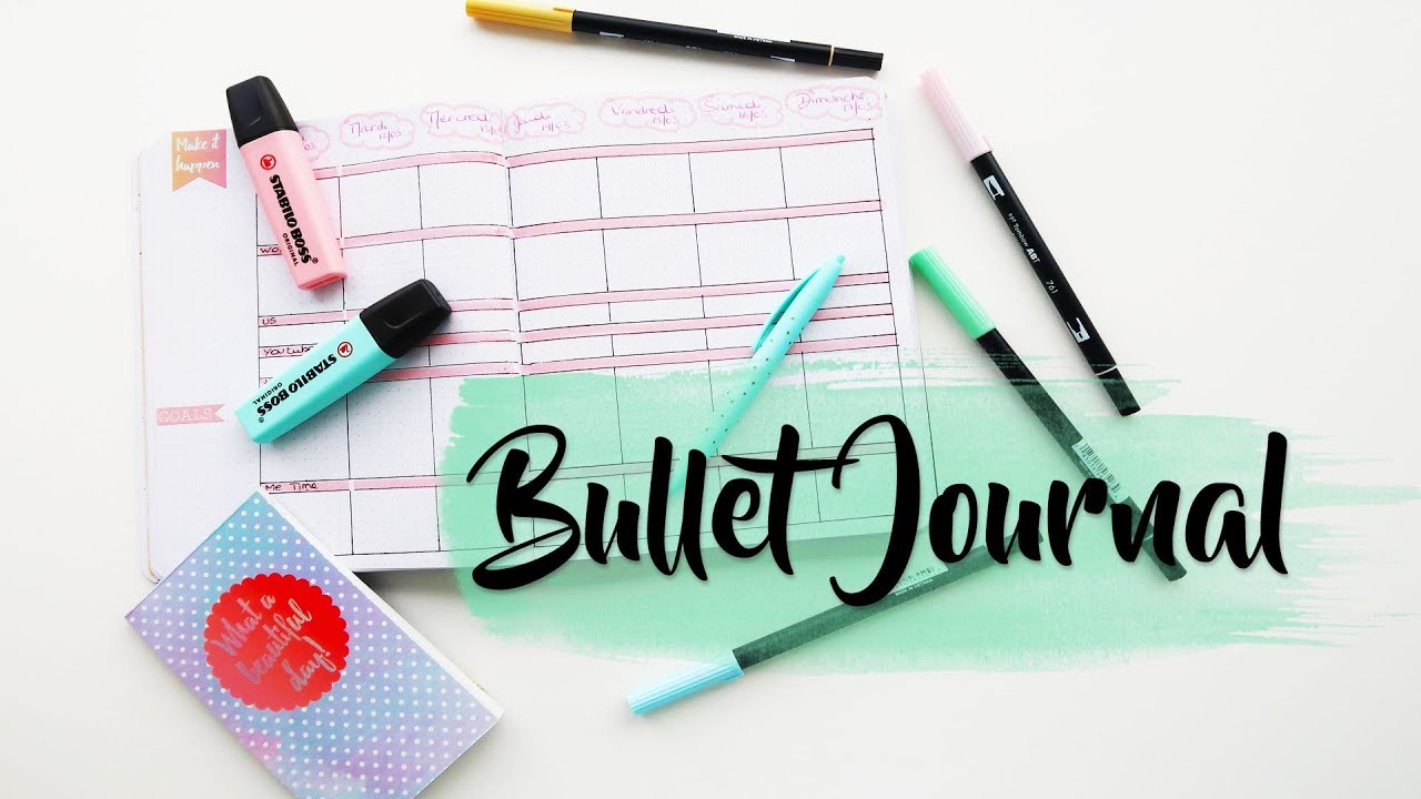 Bullet journal : faire simple et efficace ! Mises en page minimalistes