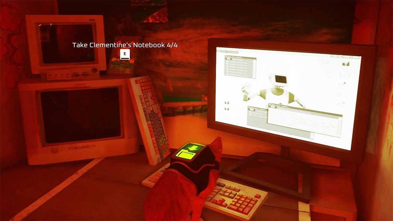 How to find Clementine's Notebook. Stray walkthrough YouTube