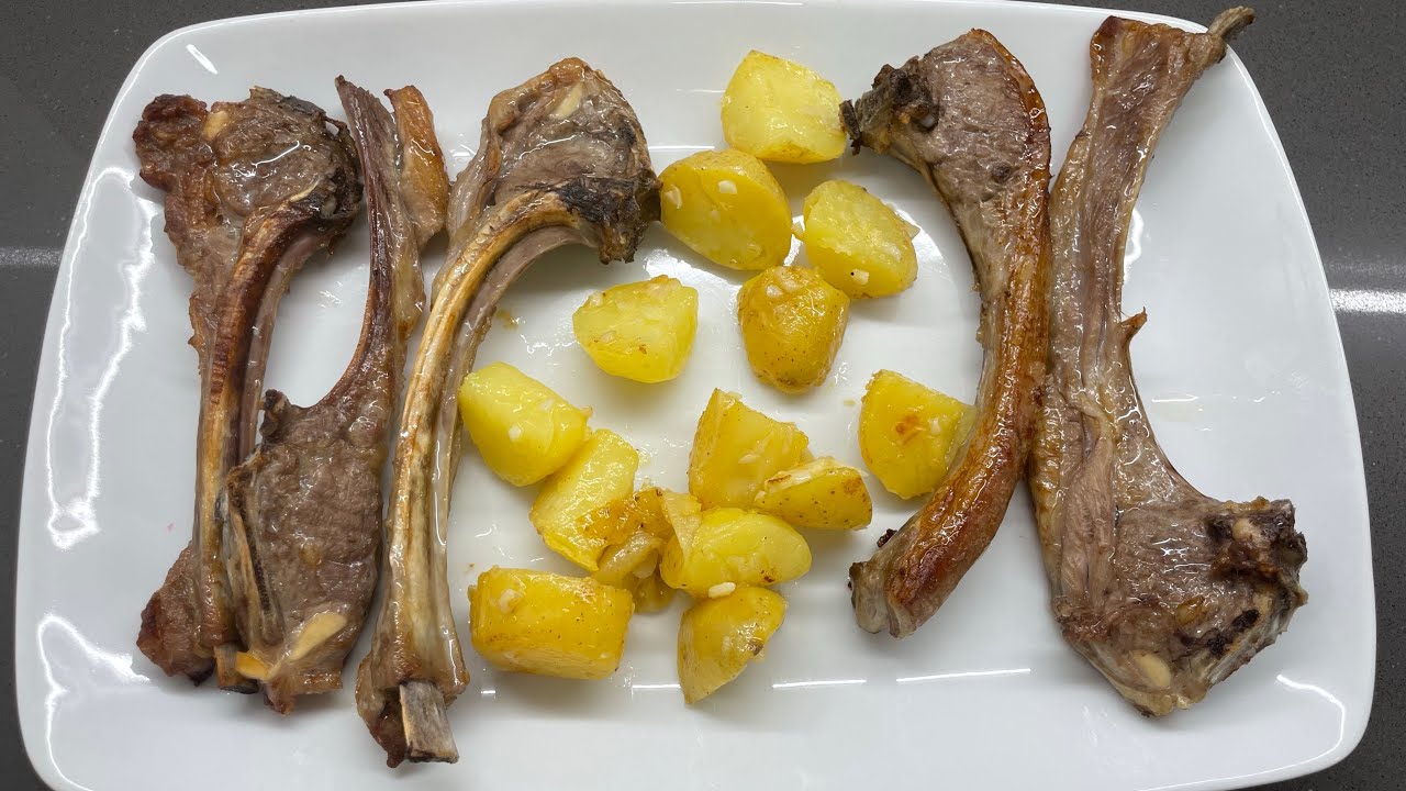 CHULETAS DE CORDERO AL HORNO 
