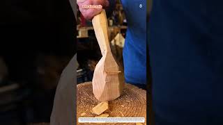Wood Carving: How an Axe and Knife Shape Wood into a Spoon Wood Carving: How an Axe and Knife Shape Wood into a Spoon