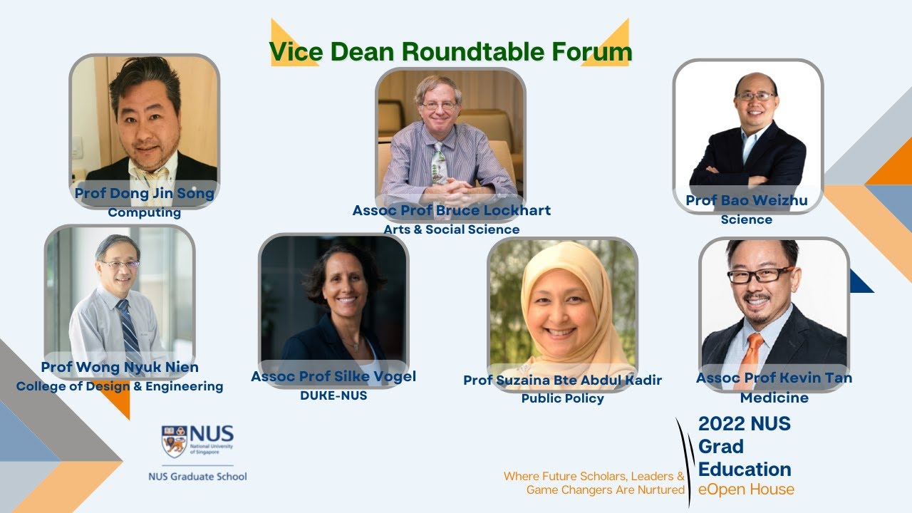 Vice Dean Roundtable Forum - 2022 NUS GE VOH - YouTube