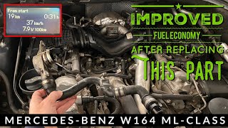 Mercedes ML GL OM642 Significantly Improved Fuel Economy After Replacing PCV Valve - ML350 GL350