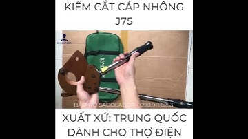 J75 Kiềm Kềm Kìm cắt cáp nhông đồng nhôm sắt thép ACSR dành cho điện lực