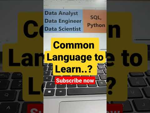 Common language to learn for data analyst or data engineer or data scientists by taik18