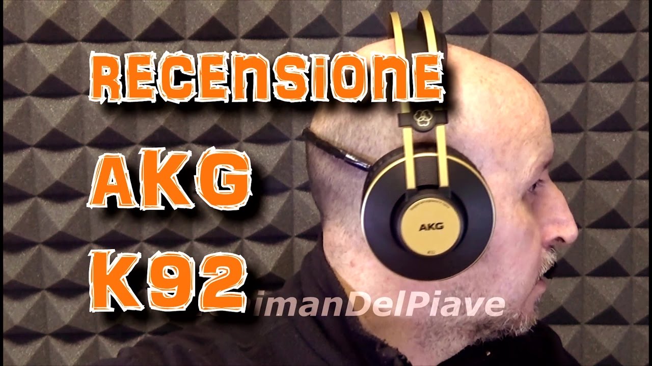 Cuffie AKG K92 recensione ITA. 60 euro valgono di piu'? Cosa penso delle  recensioni in rete. - YouTube