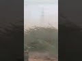 Highway dust , so fast driving, crossing