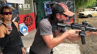 Keanu Reeves Training with Taran