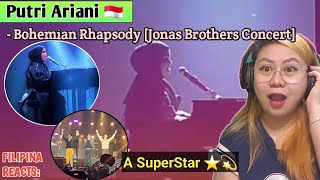 PUTRI ARIANI BUKA KONSER JONAS BROTHERS DENGAN BOHEMIAN RHAPSODY  // FILIPINA REACTS