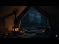 ASMR Cozy Rain in a Forest Tent 🌧️ Relaxing Nature Sounds for Deep Sleep &amp; Stress Relief