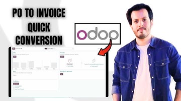 Inkooporder omzetten naar inkoopfactuur in Odoo | Stapsgewijze handleiding