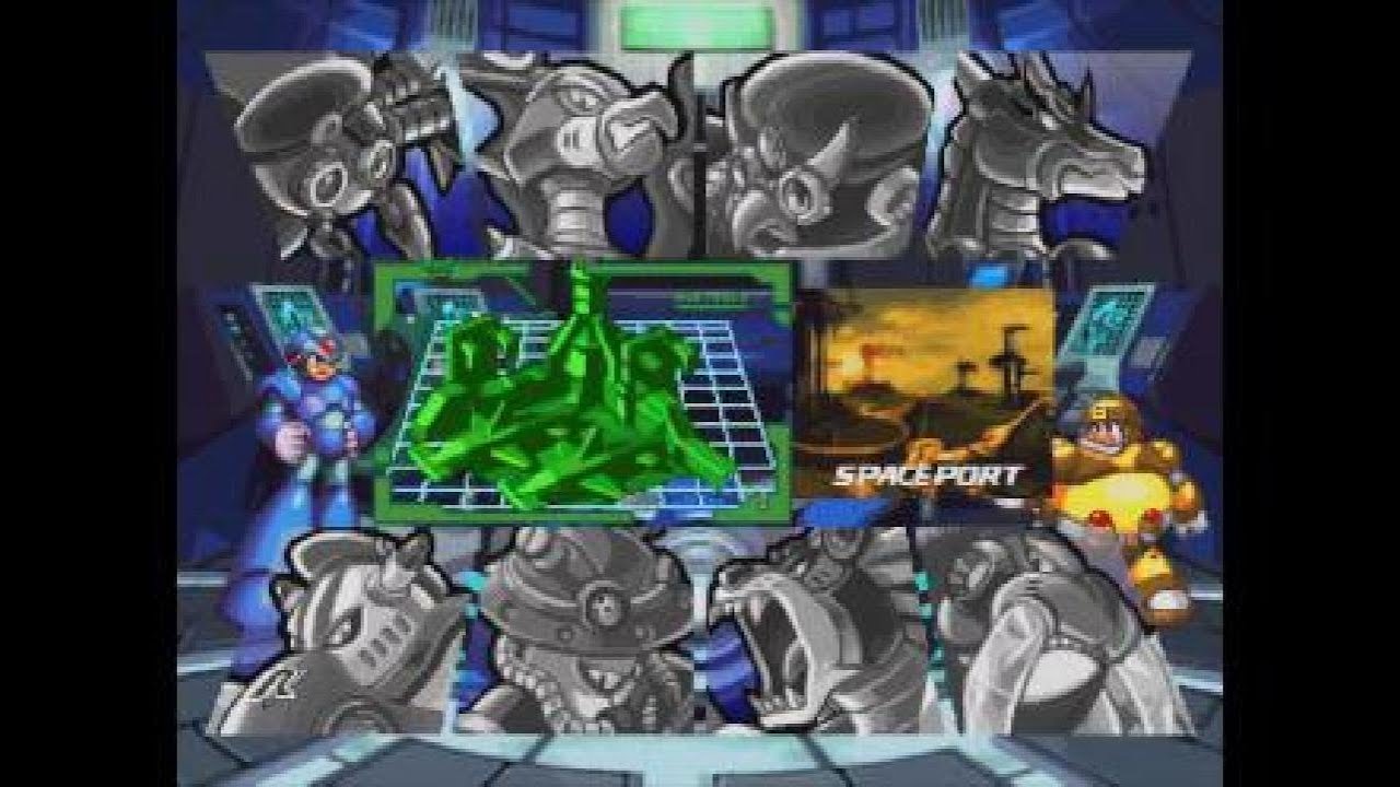 Mega Man X4 (X) Space Port Stage - YouTube