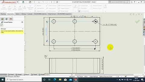 FORMAT PAINTER | DRAFTING | QUICK AND EASY WAY TO APPLY TOLERANCE | SOLIDWORKS 2020