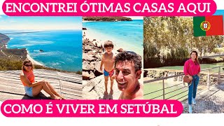 AQUI TEM ÓTIMAS CASAS PARA VIVER, península de TRÓIA e praia de FIGUEIRINHA EM SETÚBAL Portugal🇵🇹