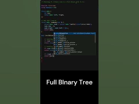 Full binary tree using c++ #coding #algorithm #cpp #dsa #array # ...