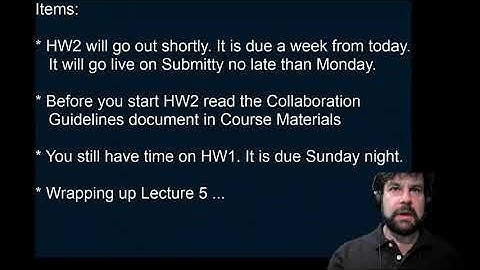 CSCI 110 Turner Lecture06 Part1 Housekeeping