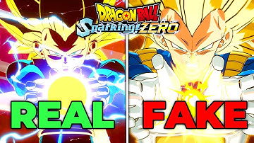 FAKE VS REAL SSJ4 Goku & SSJ3 Vegeta (DLC 3)
