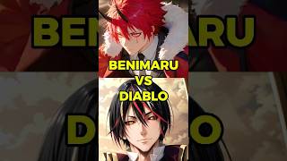 Benimaru vs Diablo #shorts #anime #rimuru #tensura