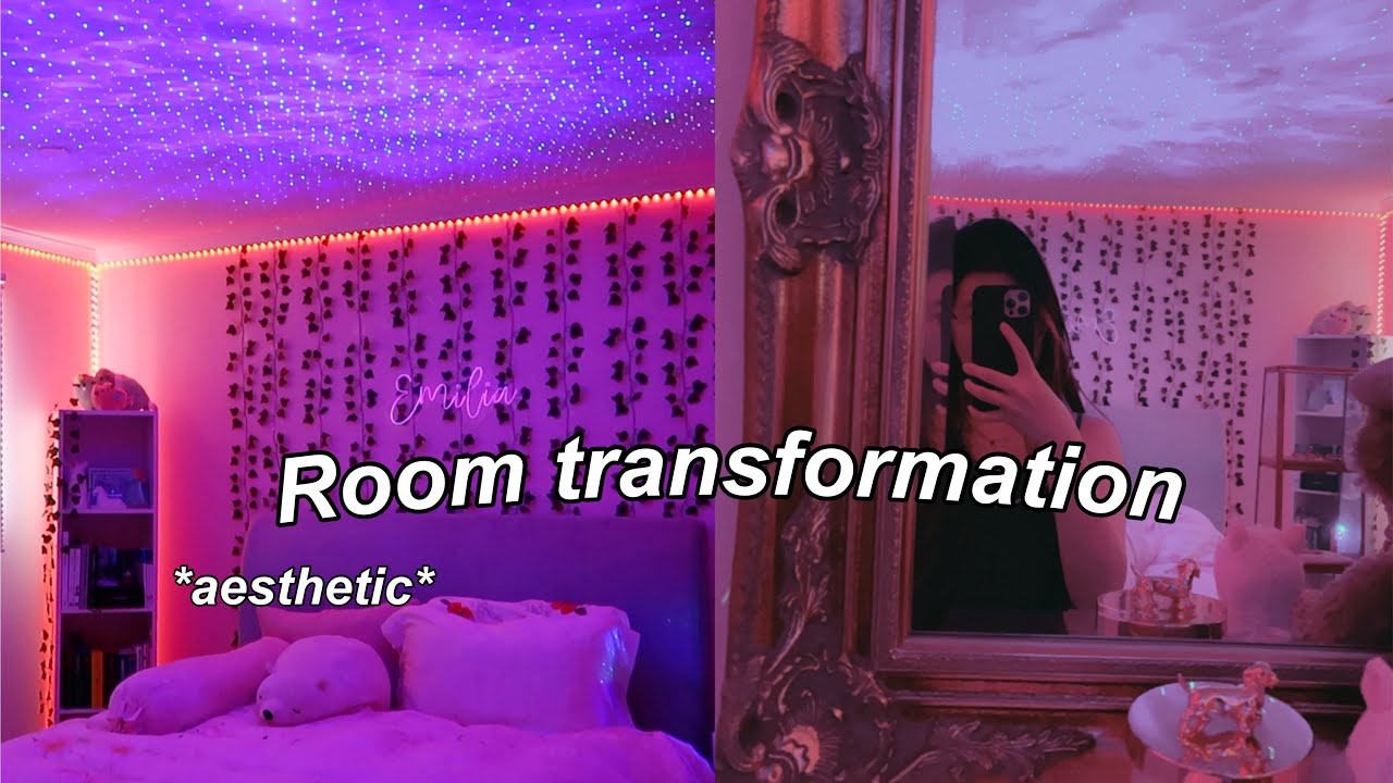 ROOM TRANSFORMATION *aesthetic* tiktok/pinterest vibes - YouTube