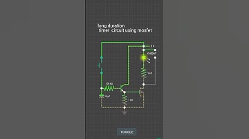 long duration timer  circuit using mosfet