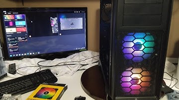Corsair iCUE Commander Core XT Hub & SP 140 RGB PRO Fans Installation