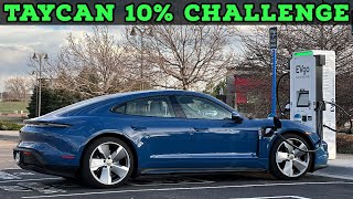 Will Anything Beat It? The Porsche Taycan Proves It's A Road Tripping Machine In Our 10% Challenge!