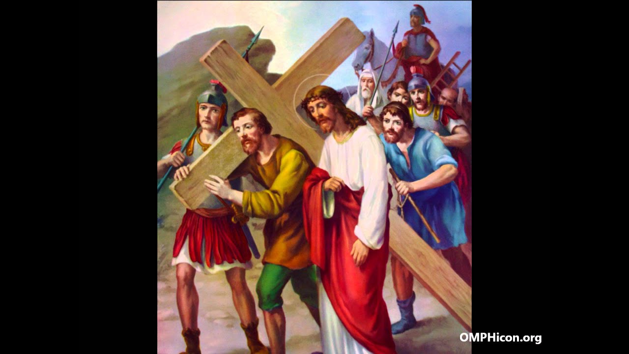 The Fifth Station Simon Helps Jesus To Carry The Cross YouTube The Fifth Station Simon Helps Jesus To Carry The Cross YouTube