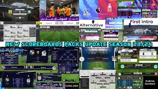 NEW SCOREBOARDS PACKS UPDATE SEASON 23/24 || ALL PATCH COMPATIBLE || REVIEWS GAMEPLAY