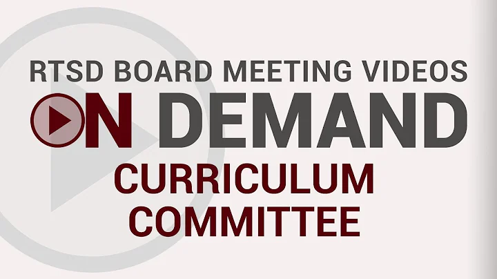 March 15, 2022 Curriculum Committee Meeting