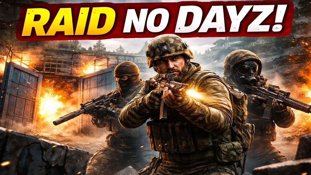 RAIDAMOS UMA BASE COM OS DONOS ONLINE! DAYZ MUNDIAL Z