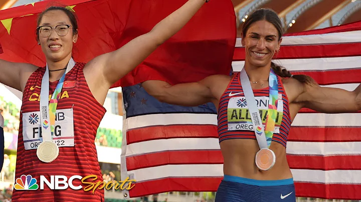 Allman & Perkovic have to chase Feng Bin as discus...