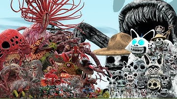 INFECTED ZOOCHOSIS MUTANT ANIMALS VS ALL ZOONOMALY FAMILY (Garry