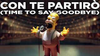 Homer Simpson - Con Te Partirò (Time To Say Goodbye) (AI Cover)