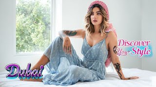 4K Transparent Dubai Bedroom Morning Routine Keffiyeh Hijab Try-On Haul Real Soft Asmr