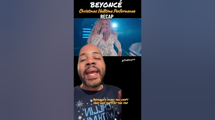 Beyoncé ROCKS Christmas Halftime Show #beyoncebowl
